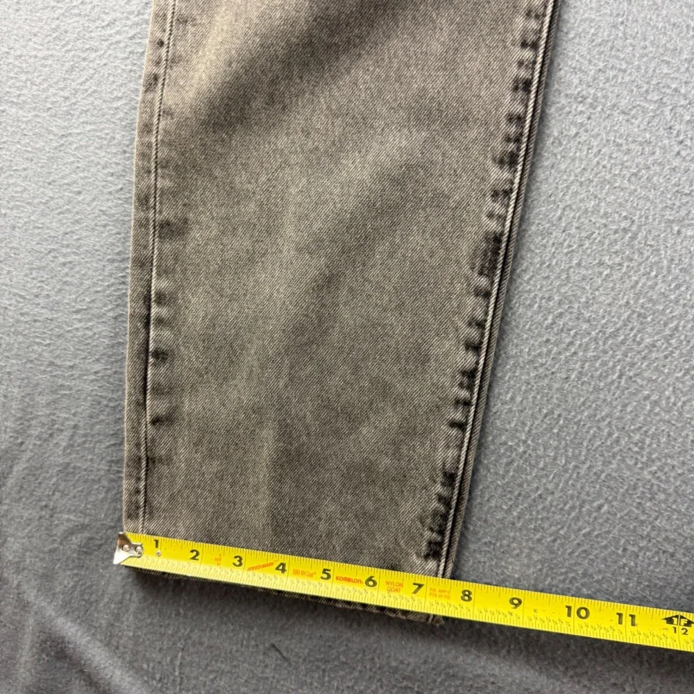 Levis 501 Premium Jeans Mens 32x36 Black Button Fly Straight Leg Regular Fit NEW